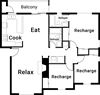 The Monarch / 3 bed / 2 bath
